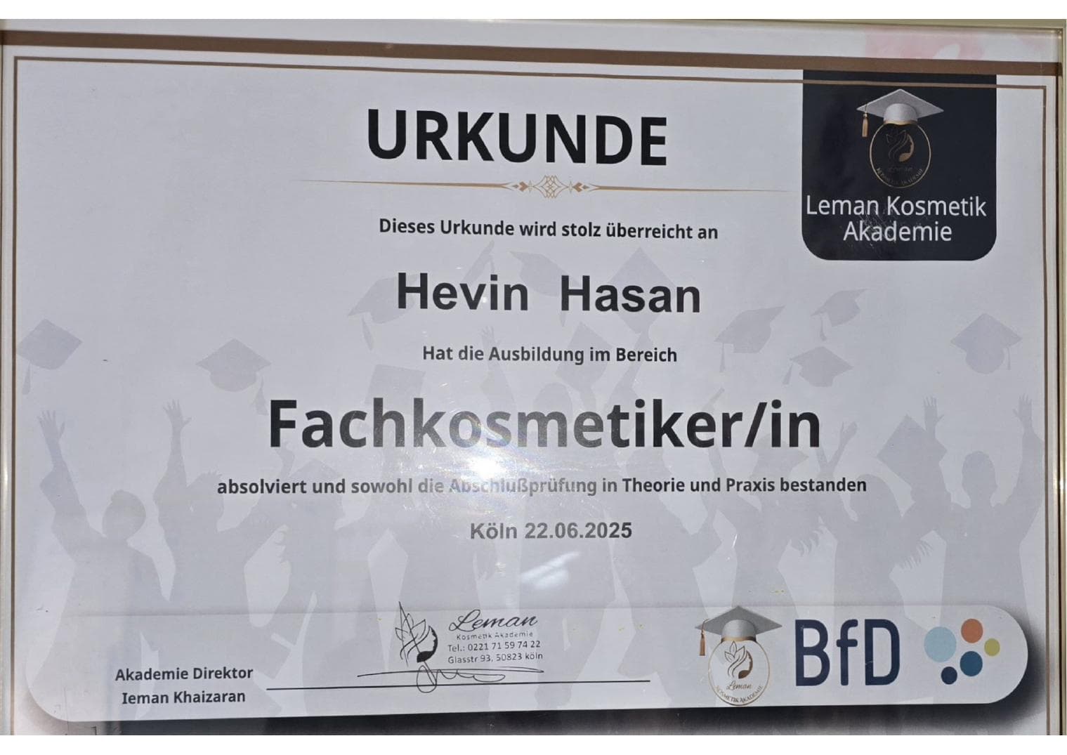 Fachkosmetiker/in — Leman Kosmetik Akademie Köln